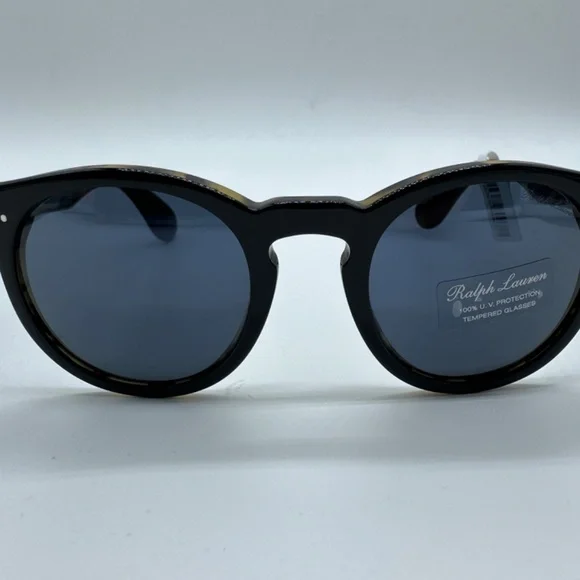Ralph Lauren Sunglasses Women 0RL8146P 49 5613R5 Shiny Black on Spotty Havana